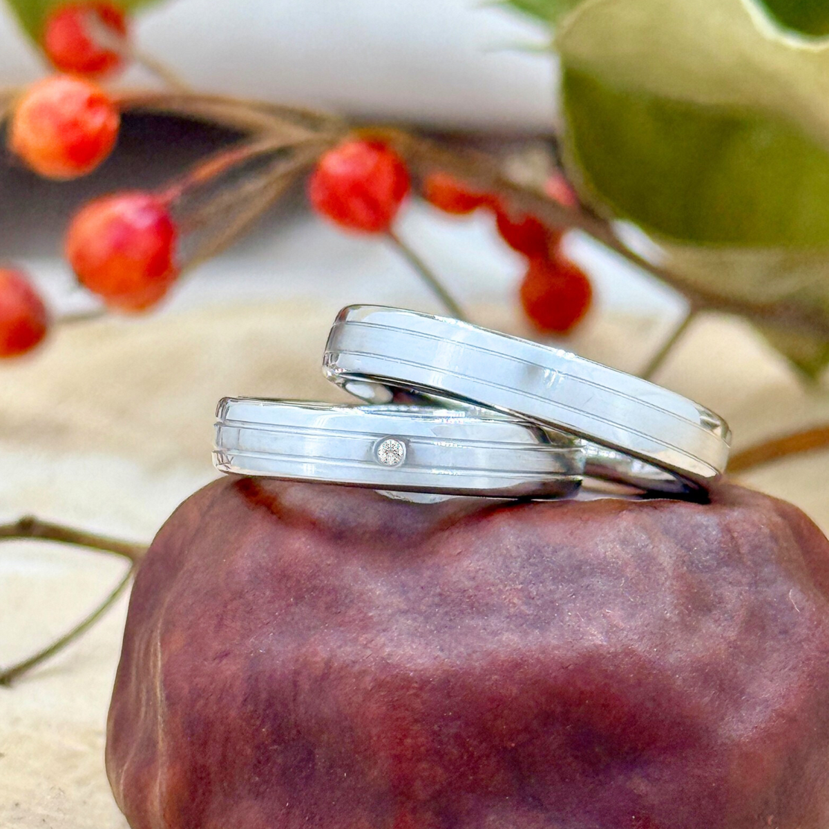 DOOSTI Partnerring / Trauring - SMALL SILVER