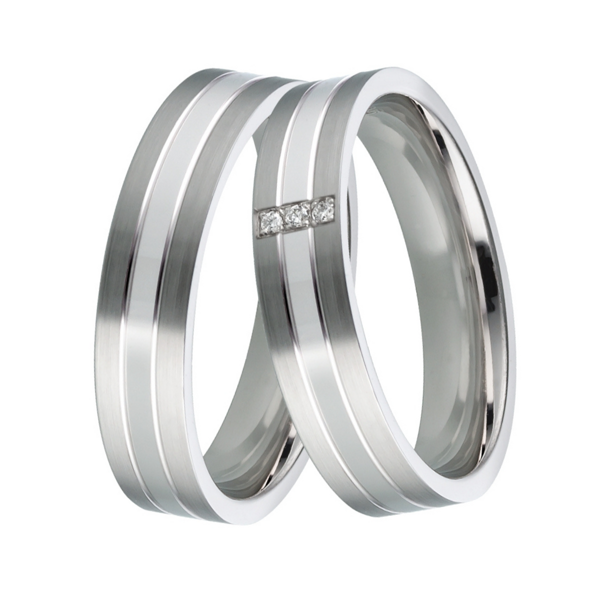 DOOSTI Partnerring / Trauring - FIRE SILVER