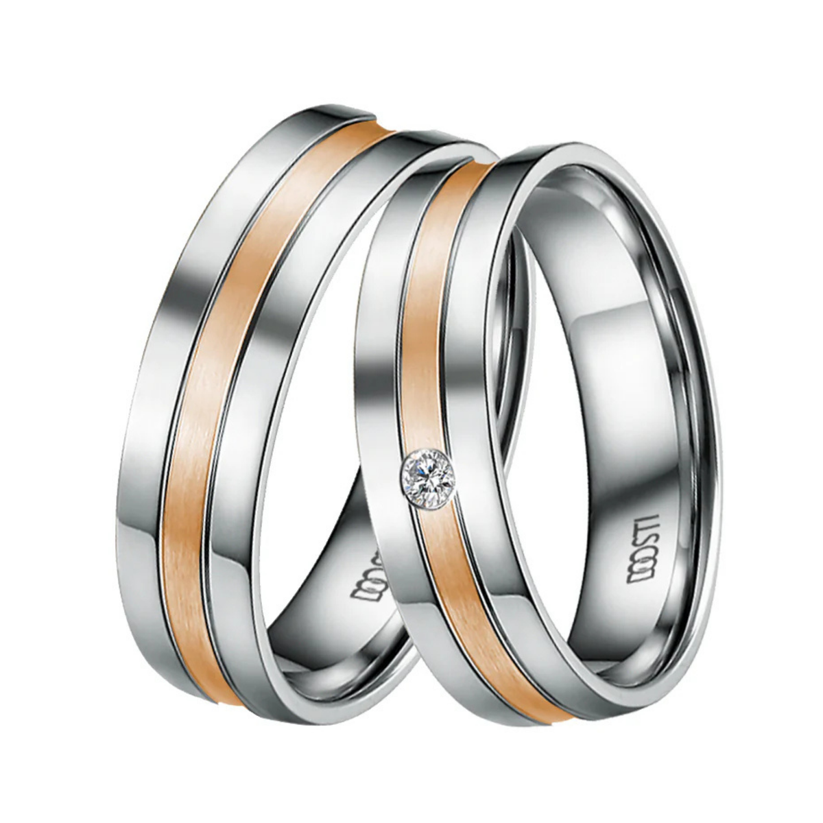 DOOSTI Partnerring / Trauring - TOGETHER BICOLOR