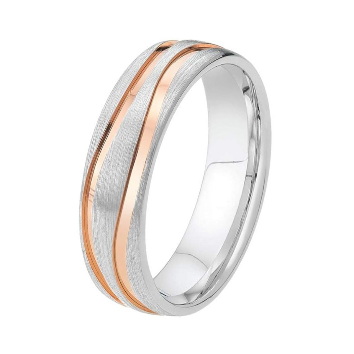 DOOSTI Partnerring / Trauring - TWO WAYS BICOLOR