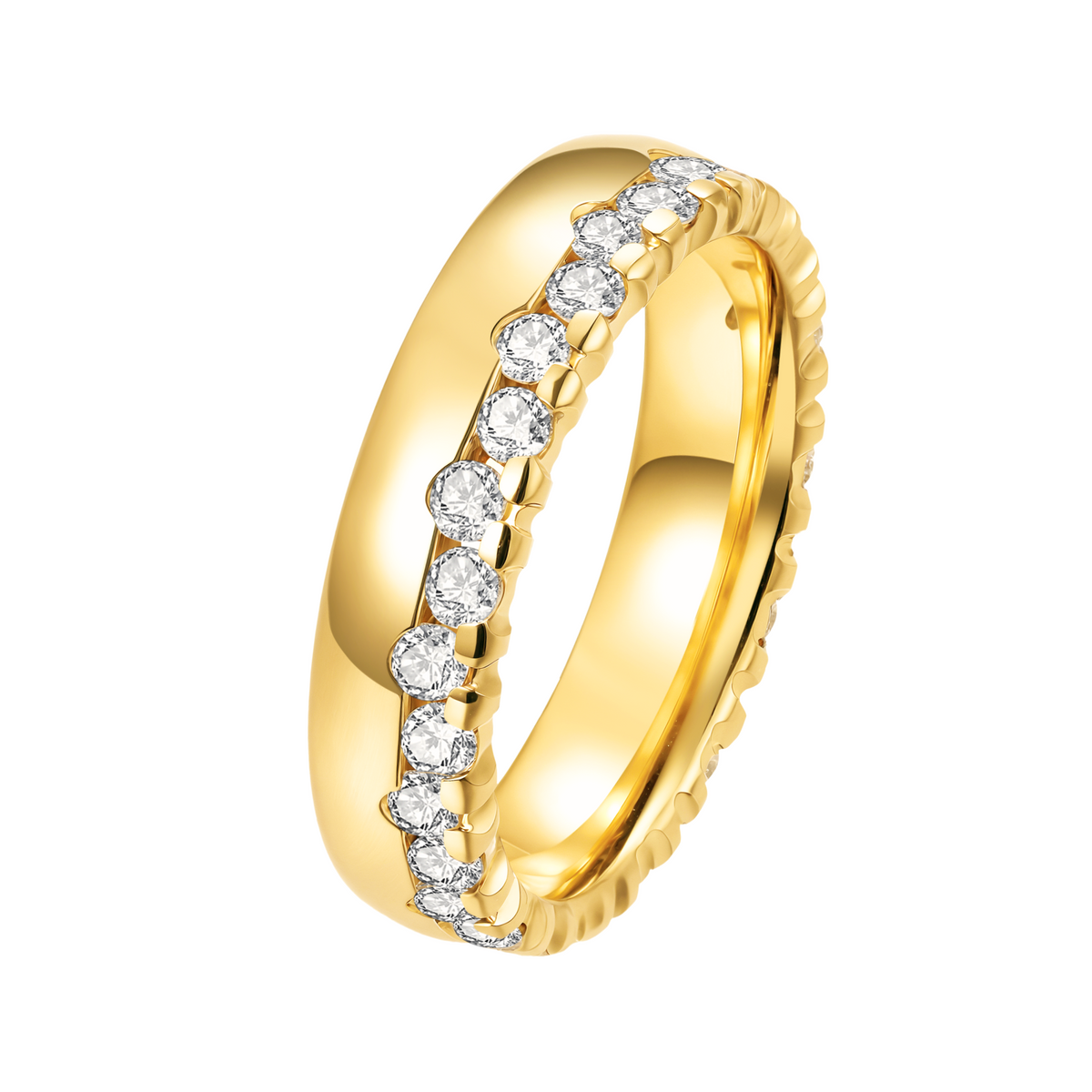 DOOSTI Partnerring / Trauring - CROWN YELLOW