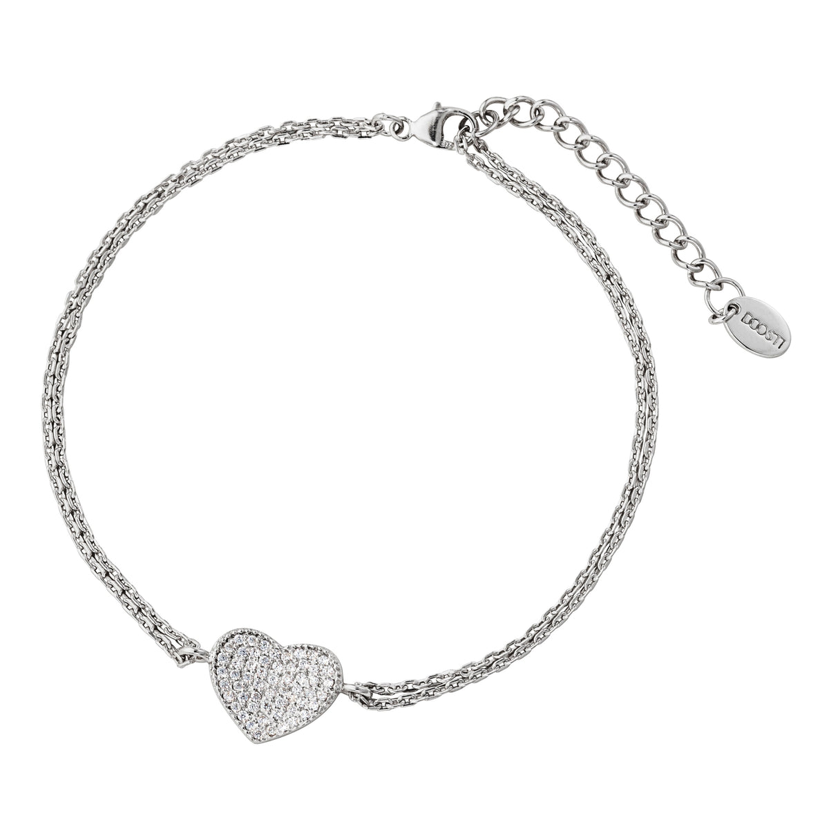 DOOSTI Damen Armband 925/Silber - Herz