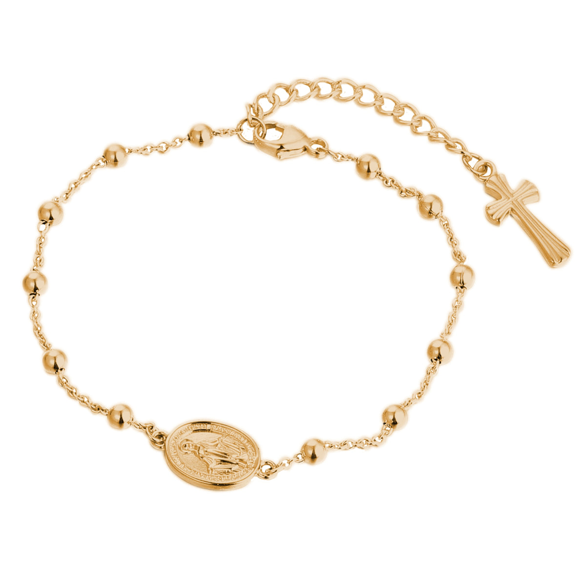 DOOSTI Damen Armband 925/Silber - Rosenkranz