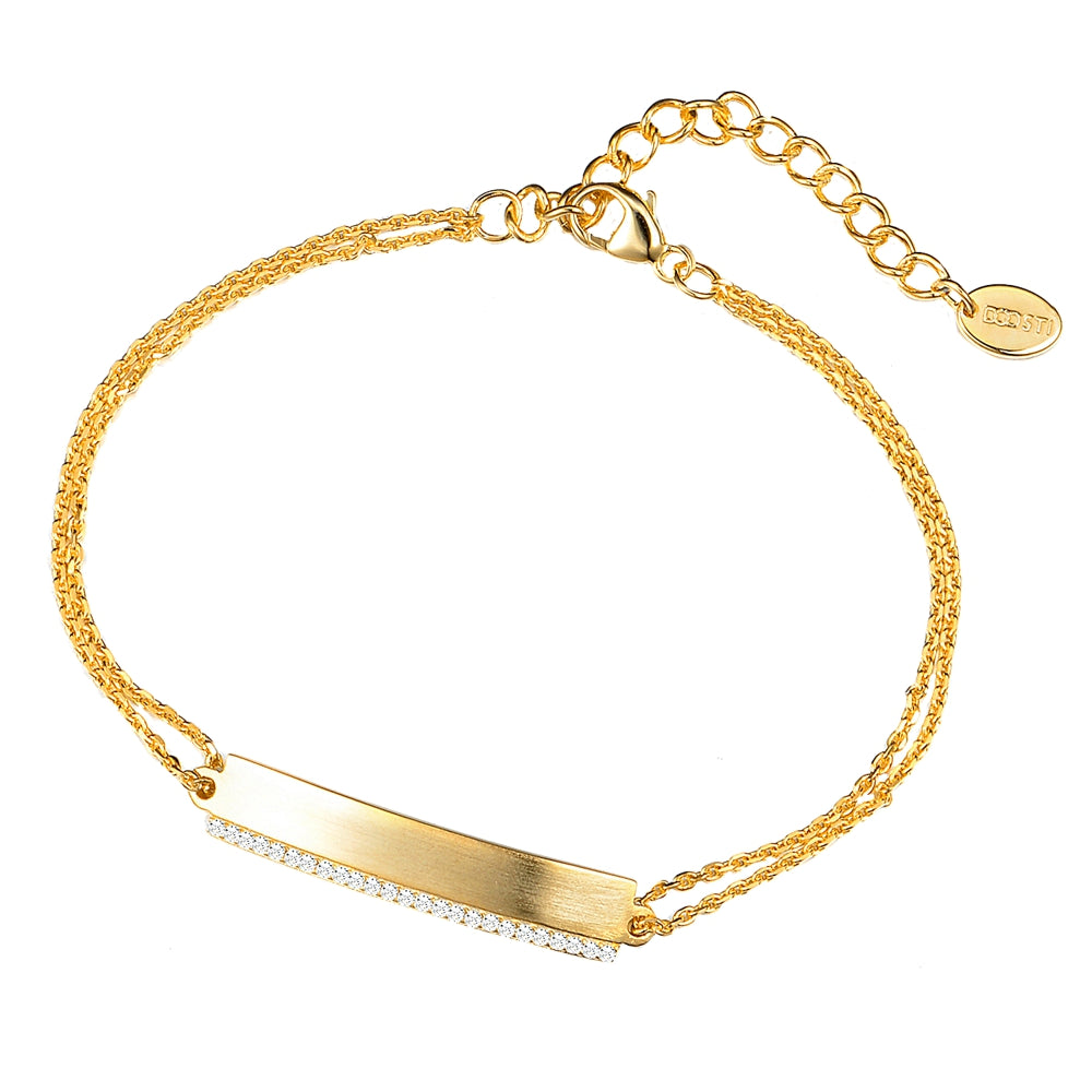DOOSTI Damen Armband 925/Silber - Ident (inkl. Gratis Gravur)