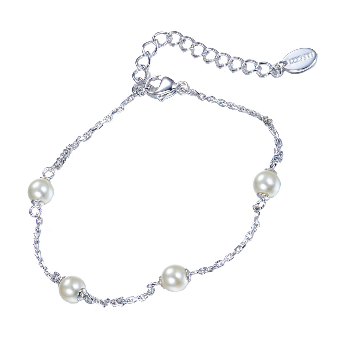 DOOSTI Damen Armband 925/Silber - Perle