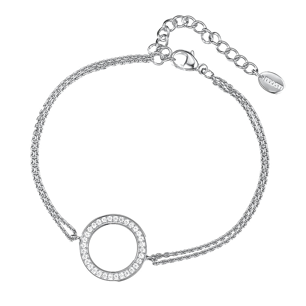 DOOSTI Damen Armband 925/Silber - Kreislinie