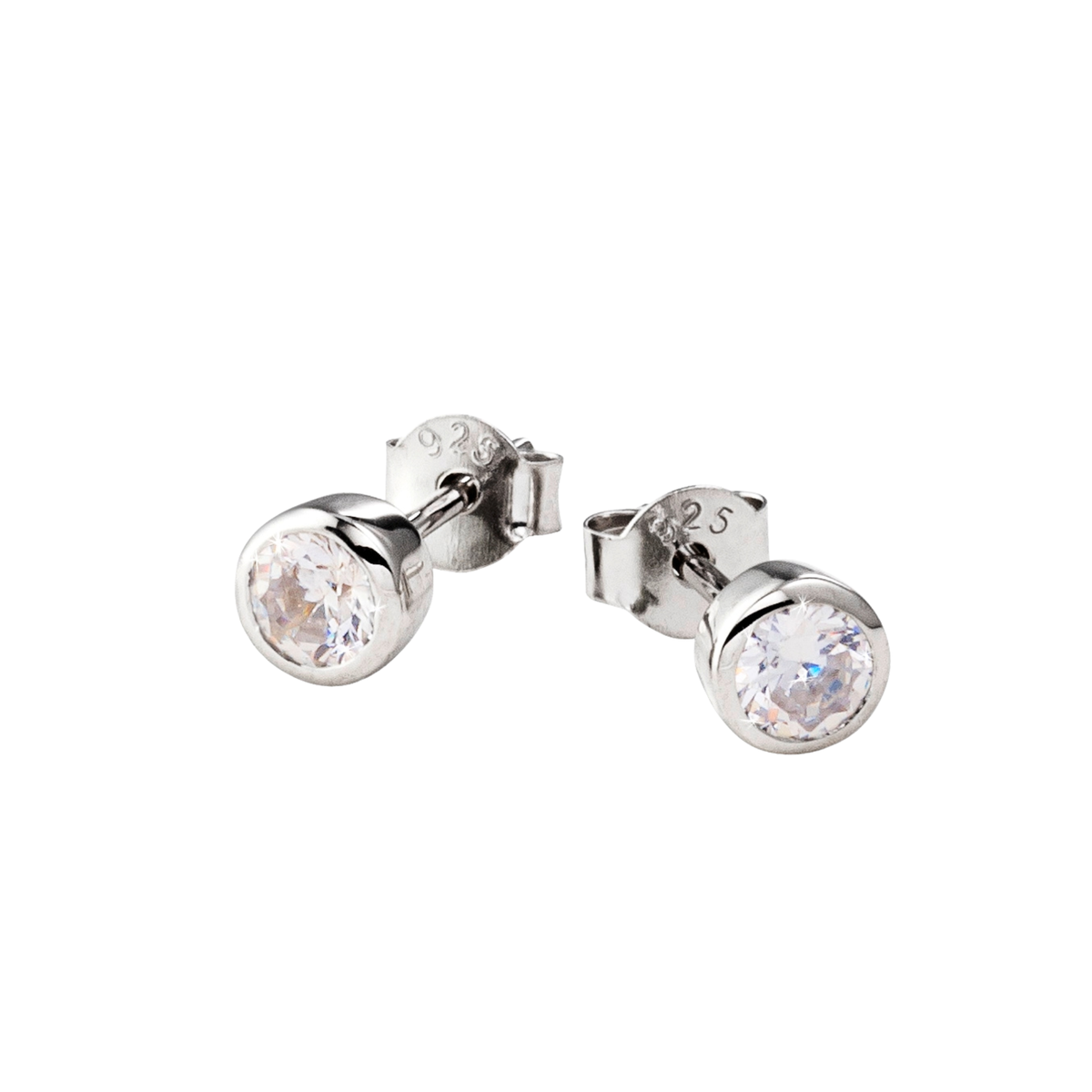 DOOSTI Damen Ohrstecker 925/Silber - Kernlicht