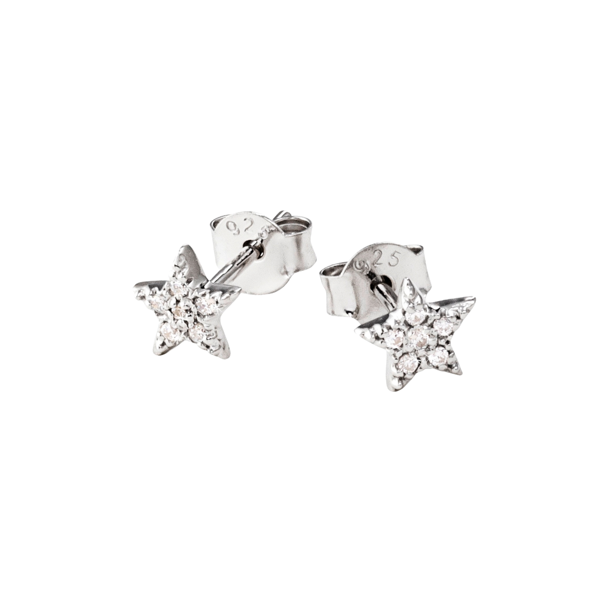 DOOSTI Damen Ohrstecker 925/Silber - Stern