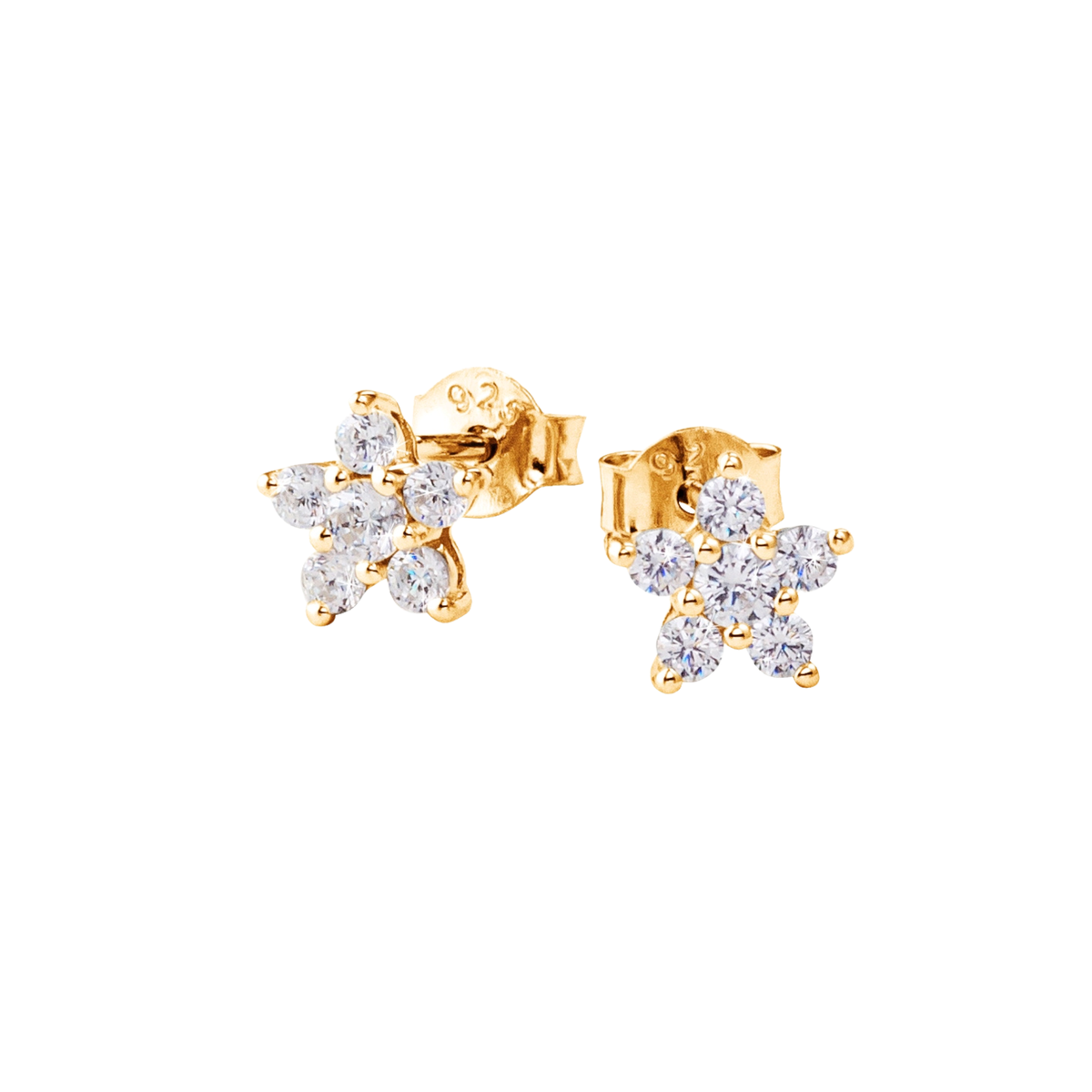 DOOSTI Damen Ohrstecker 925/Silber - Blume