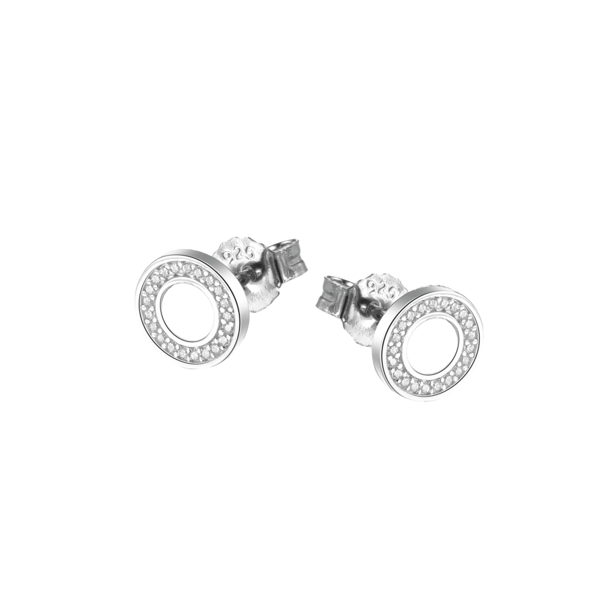 DOOSTI Damen Ohrstecker 925/Silber - Perlmutt
