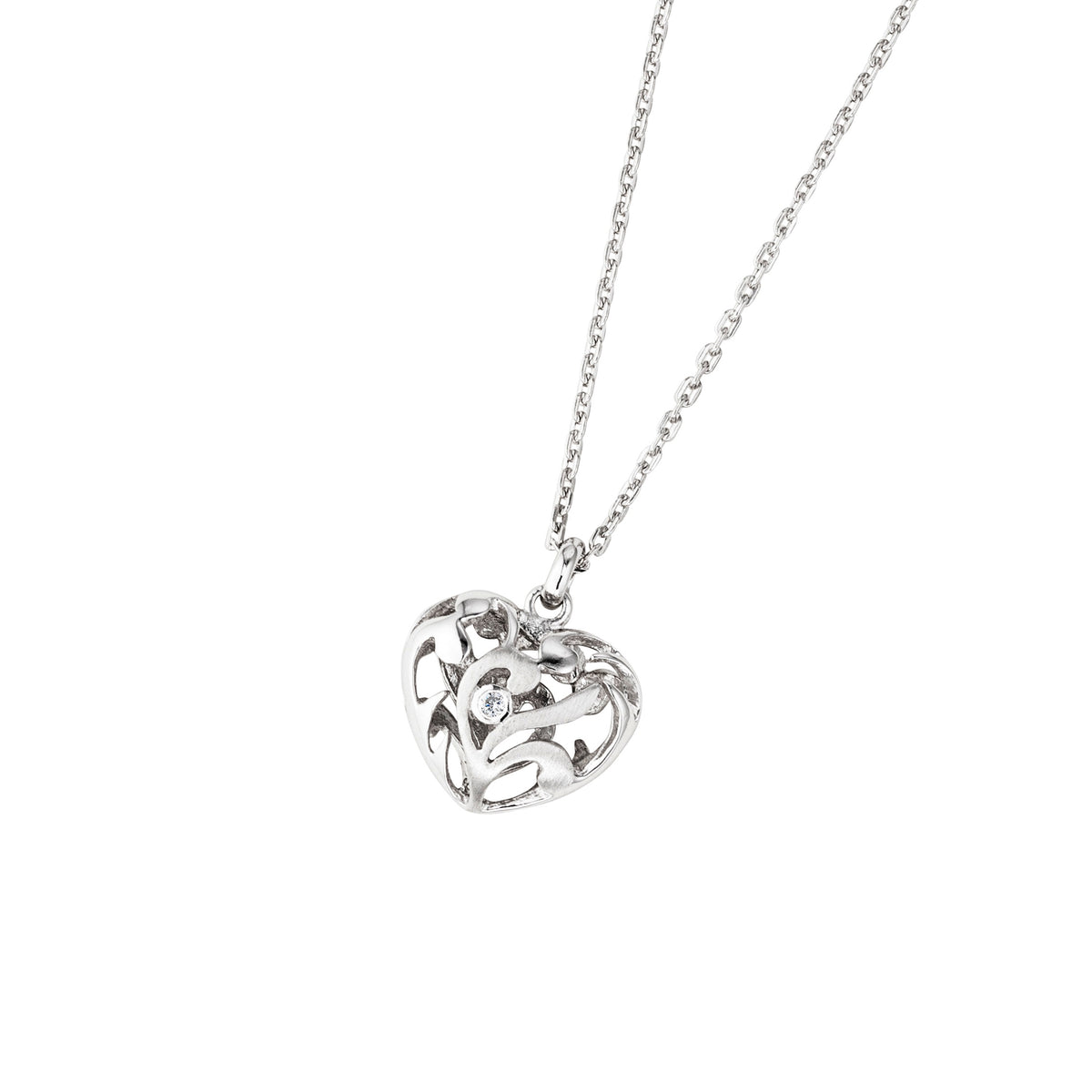 DOOSTI Damen Collier 925/Silber -Ewigherz