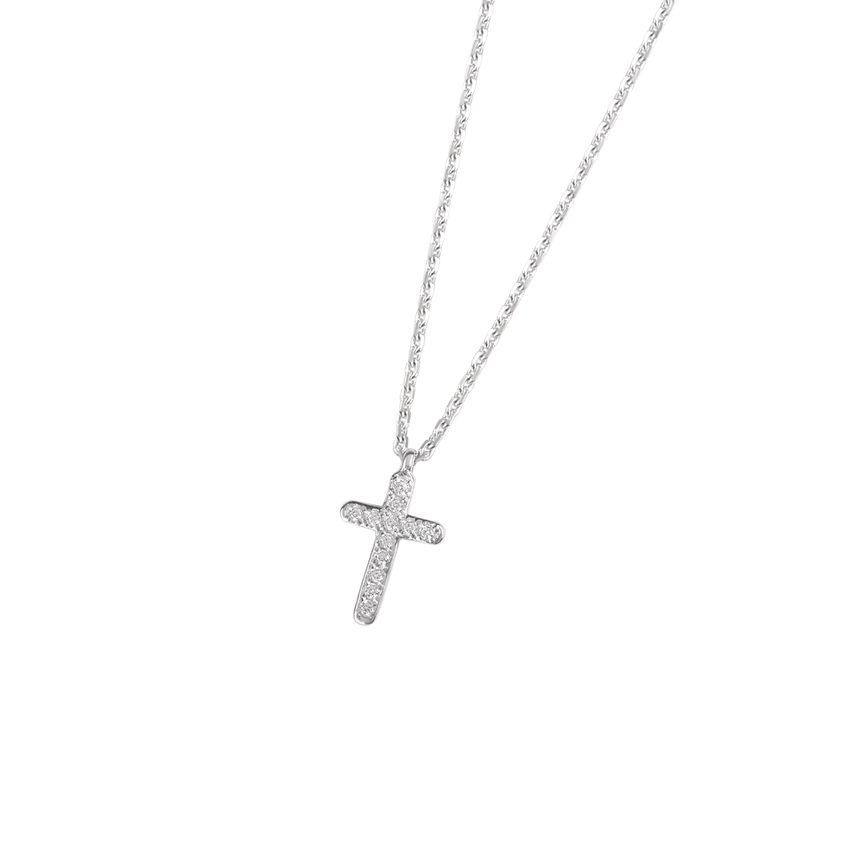 DOOSTI Damen Collier 925/Silber - Kreuz