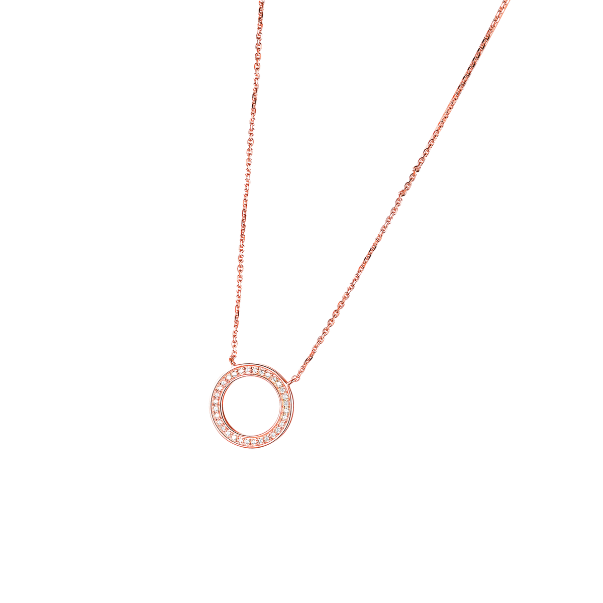DOOSTI Damen Collier 925/Silber - Kreislinie