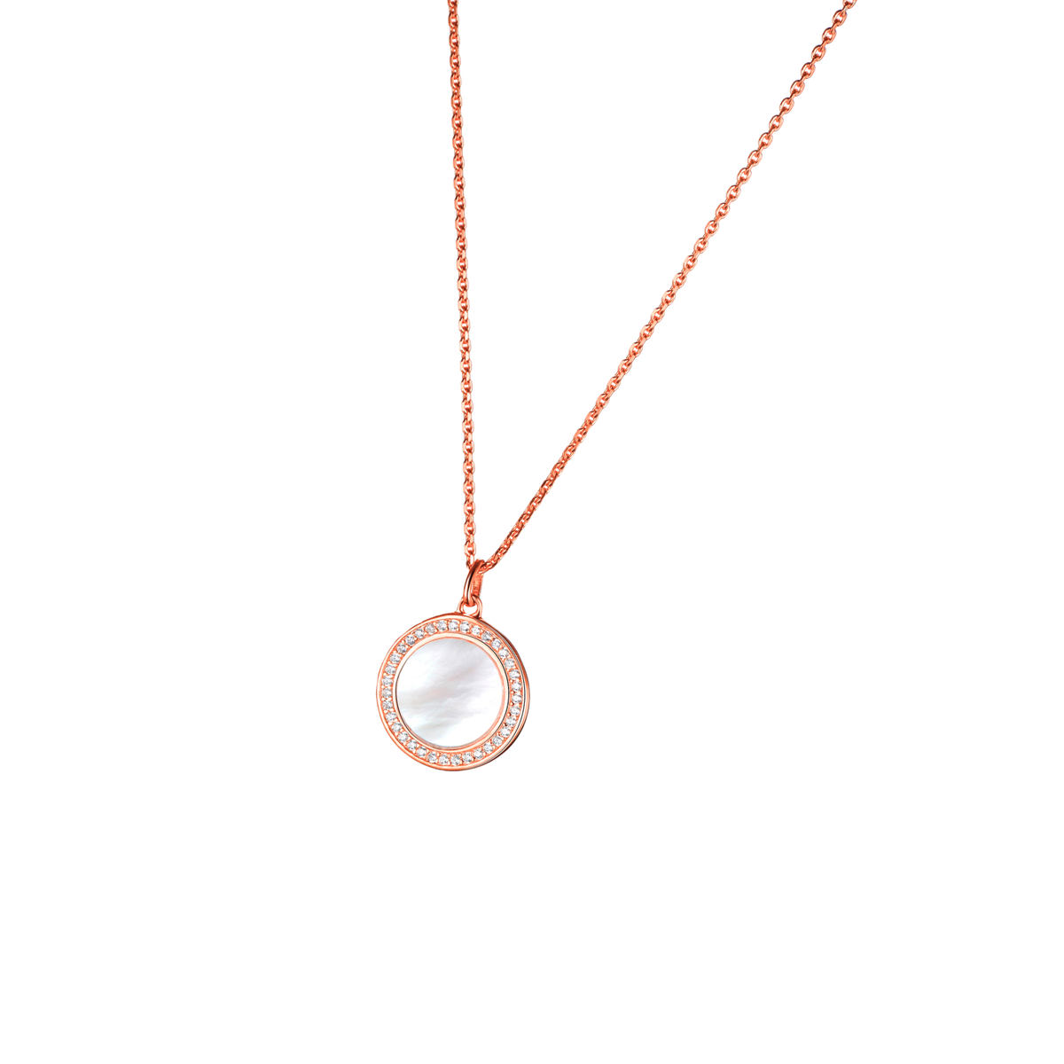 DOOSTI Damen Collier 925/Silber - Perlmutt