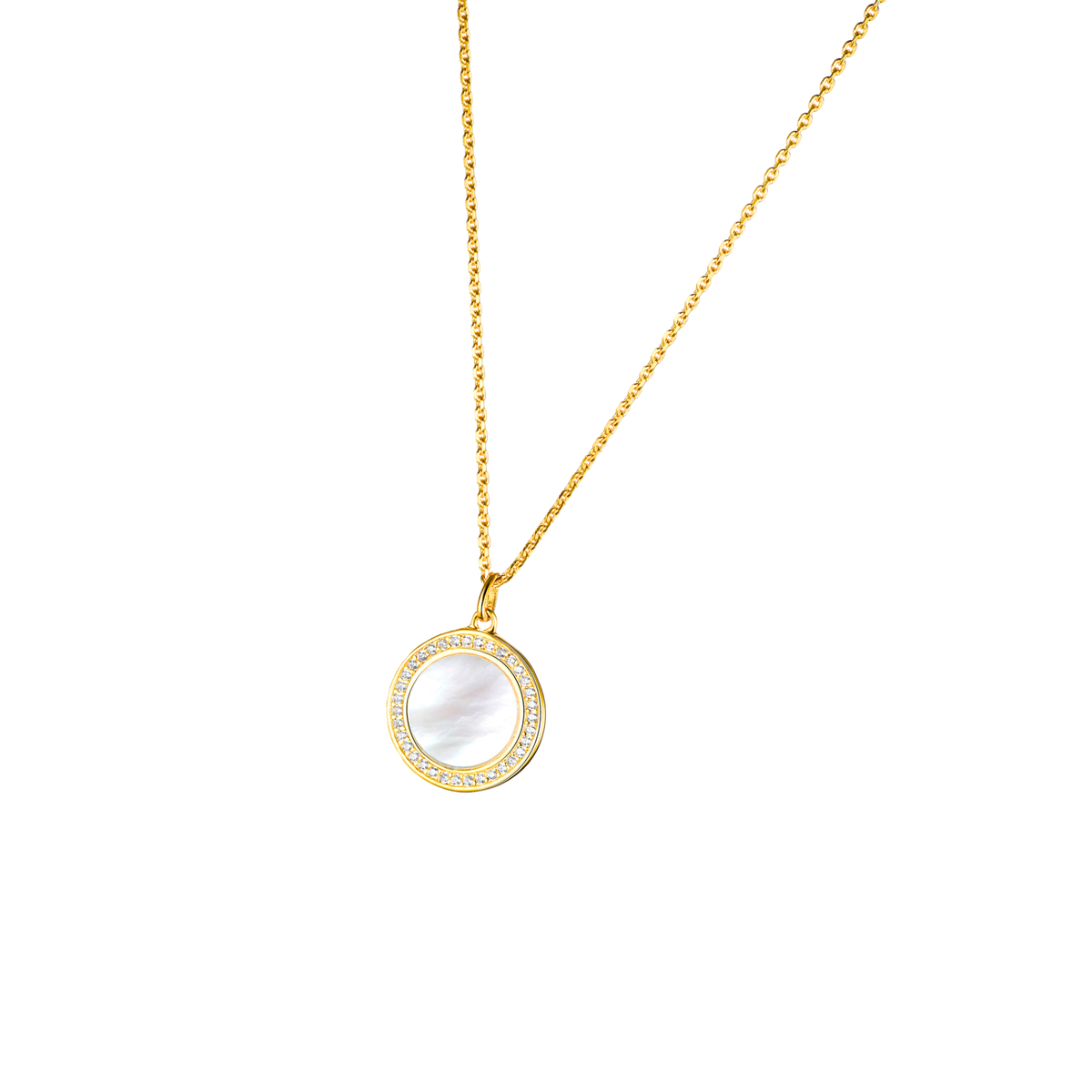 DOOSTI Damen Collier 925/Silber - Perlmutt