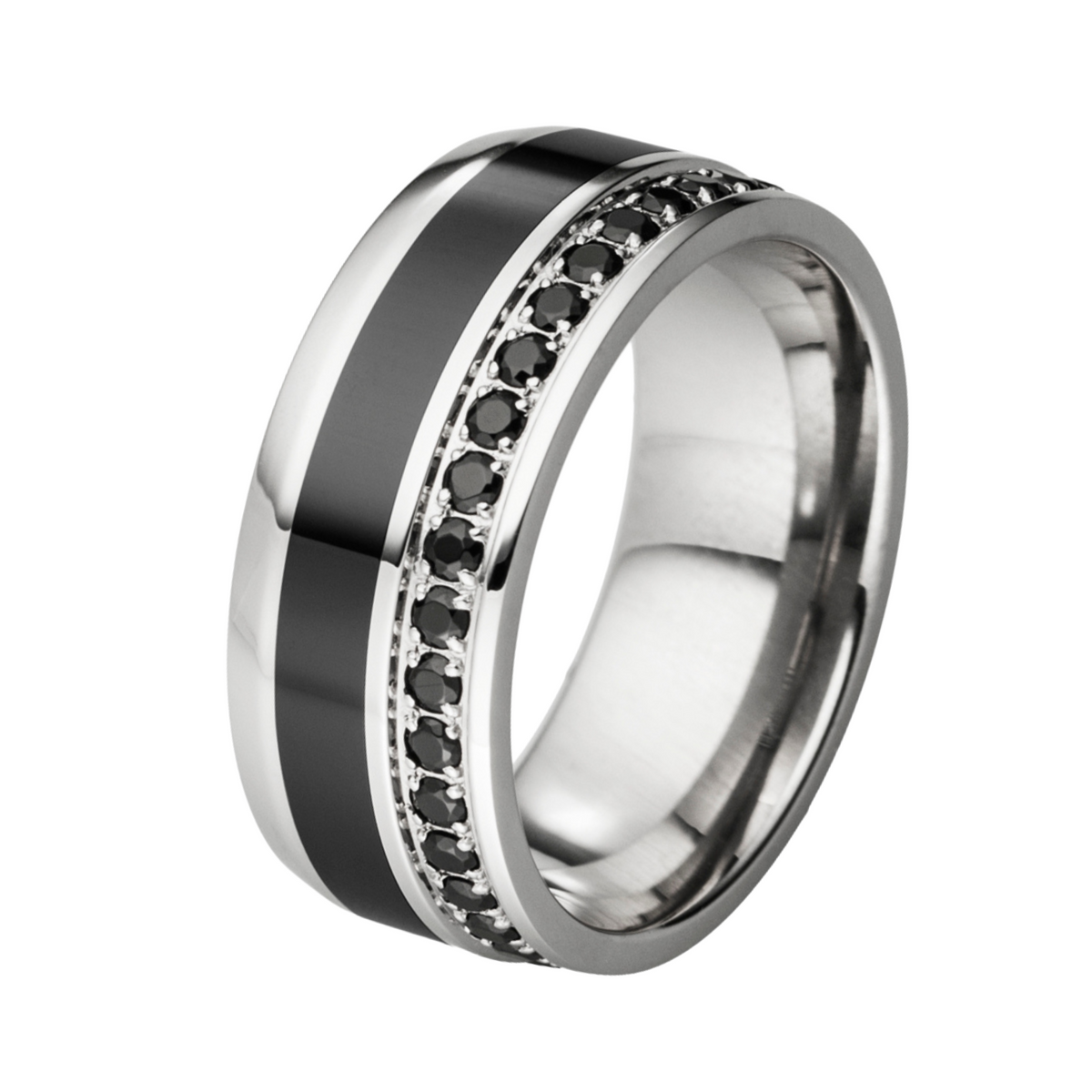 DOOSTI Partnerring / Trauring - ATTITUDE BLACK ONE