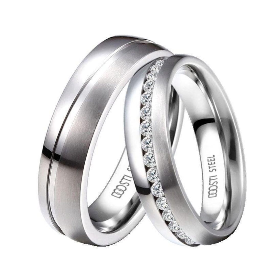 DOOSTI Partnerring / Trauring - HOPE STEEL