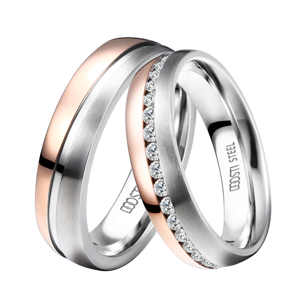 DOOSTI Partnerring / Trauring - HOPE BICOLOR