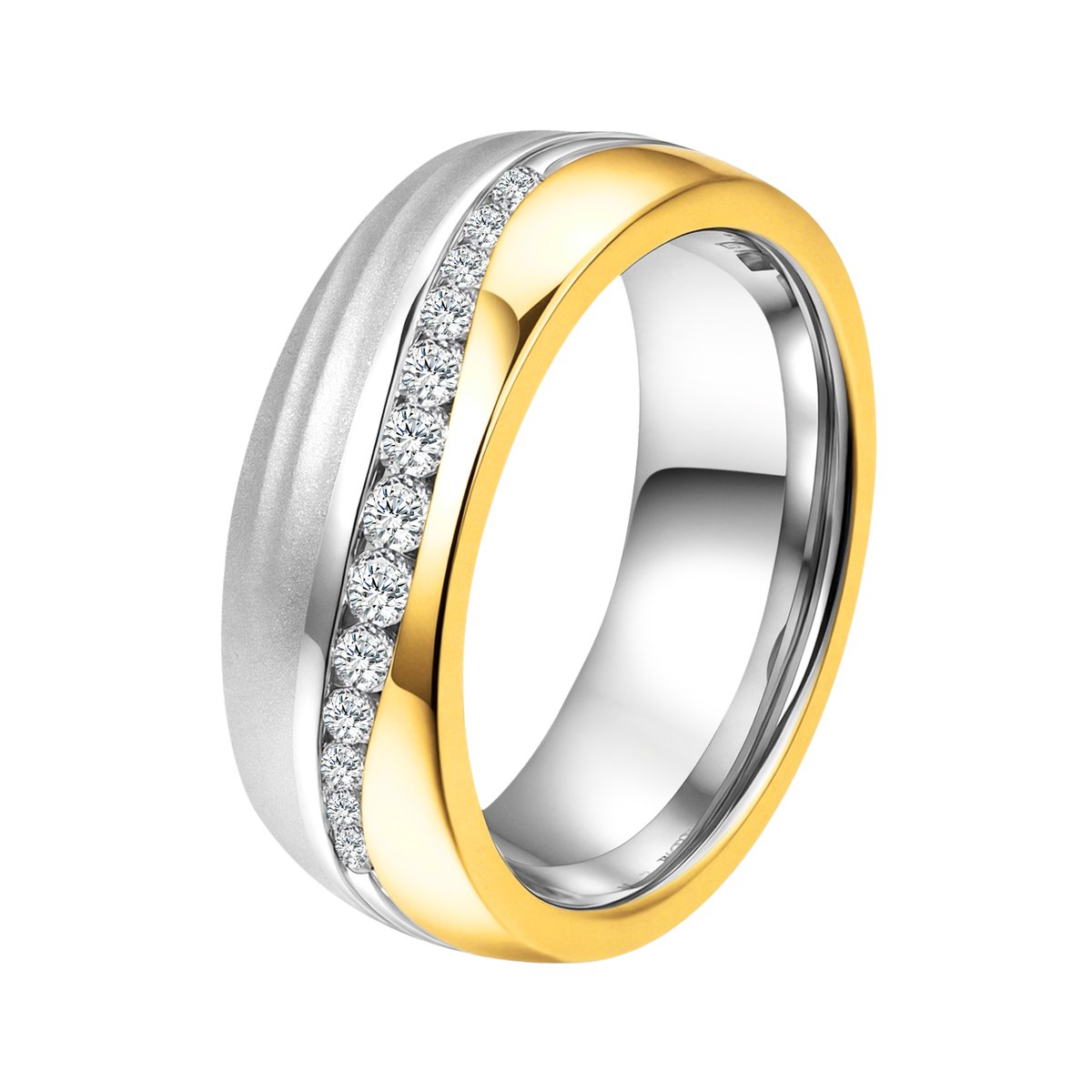 DOOSTI Partnerring / Trauring - CURVE YELLOW