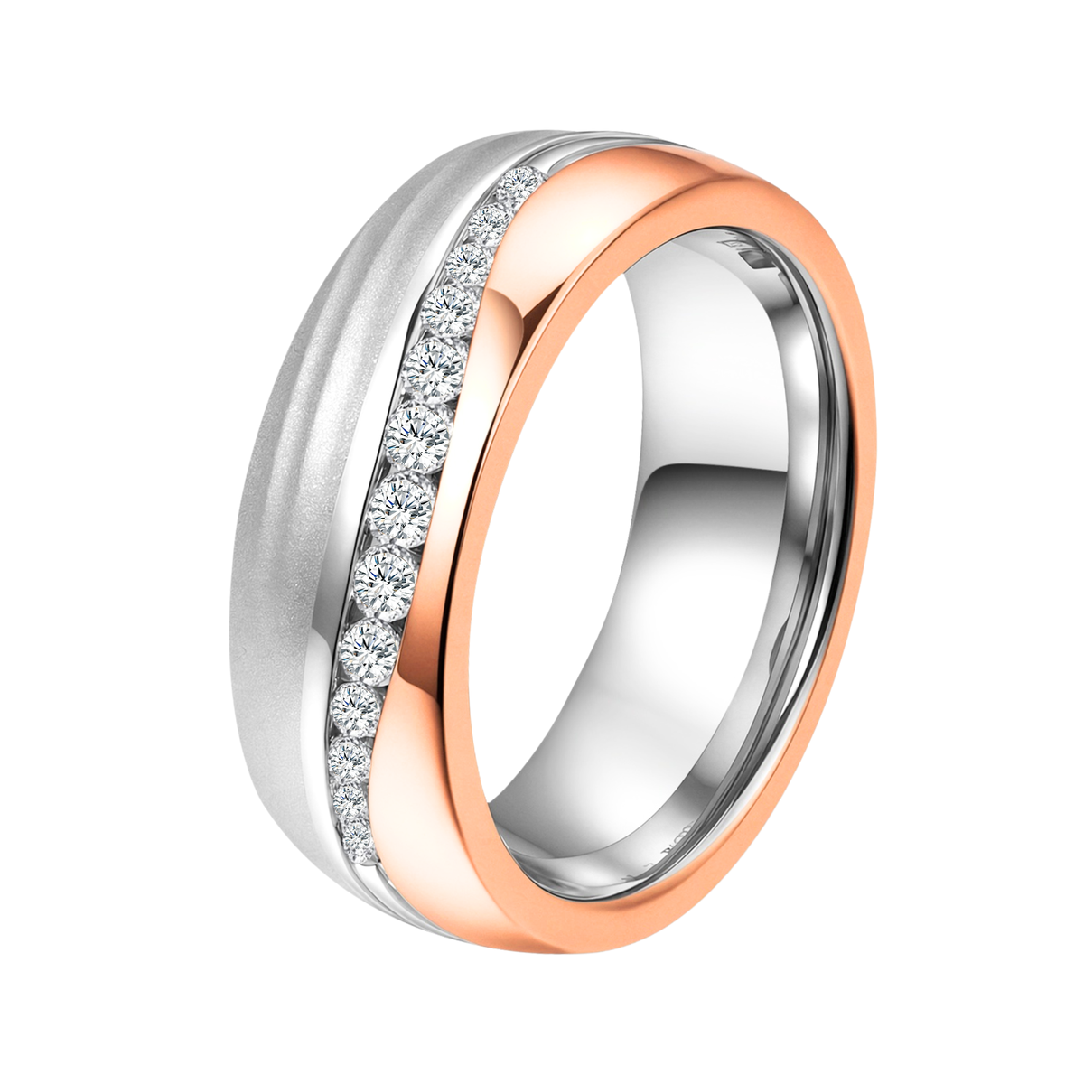 DOOSTI Partnerring / Trauring - CURVE ROSE