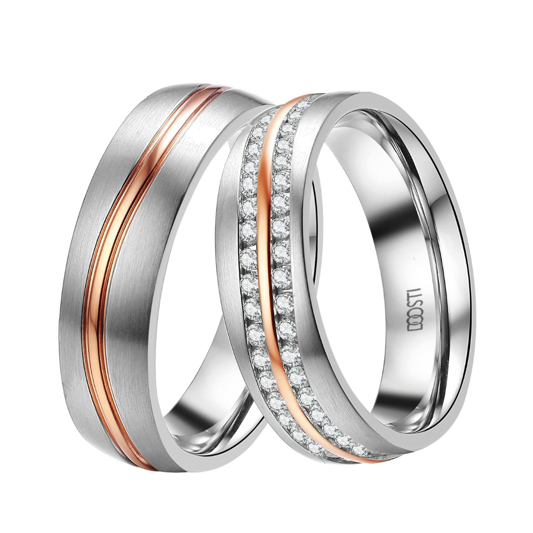 DOOSTI Partnerring / Trauring - SHINING WAVE