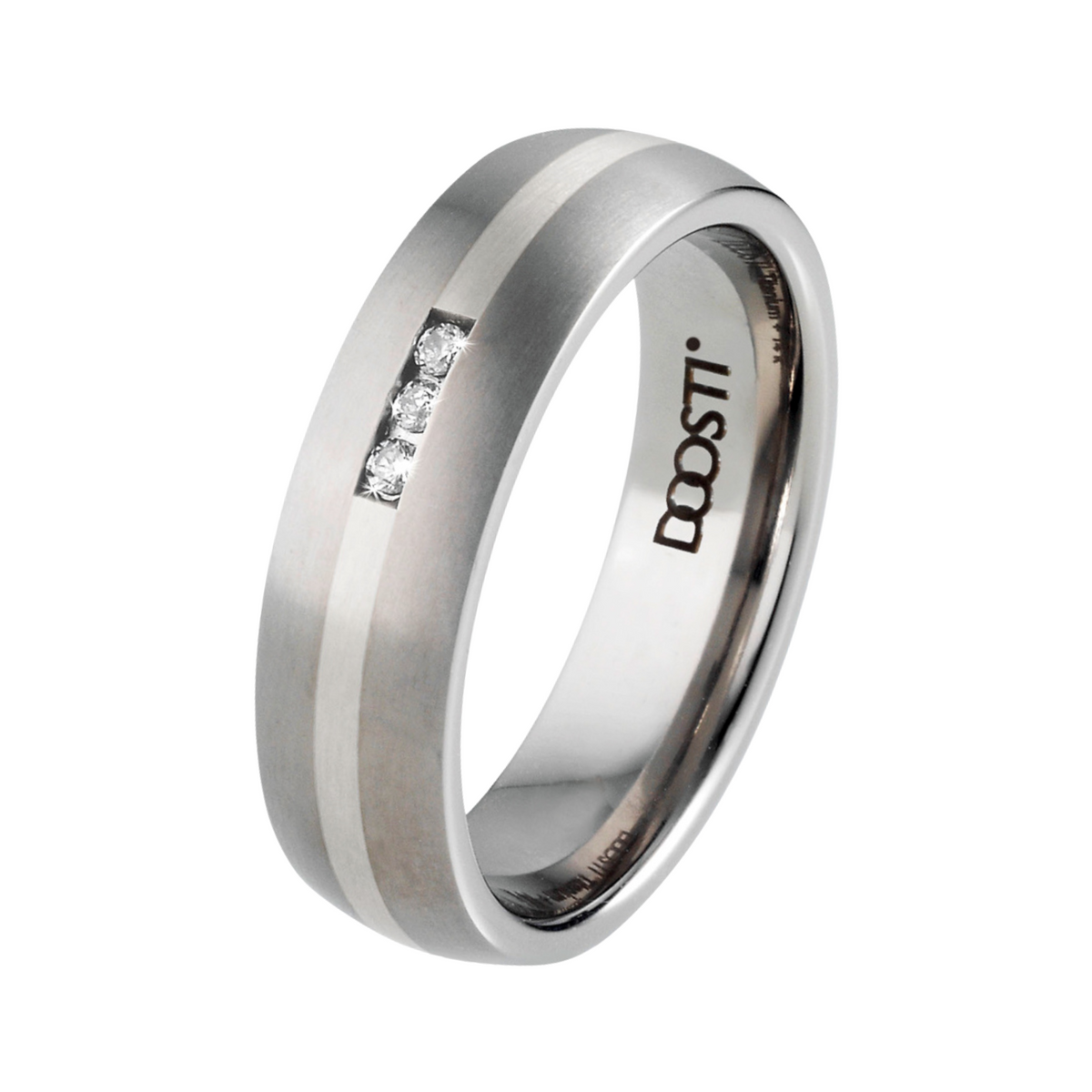 DOOSTI Partnerring / Trauring - SILVER LINE Titan