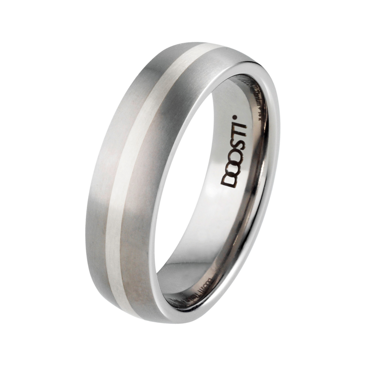 DOOSTI Partnerring / Trauring - SILVER LINE Titan