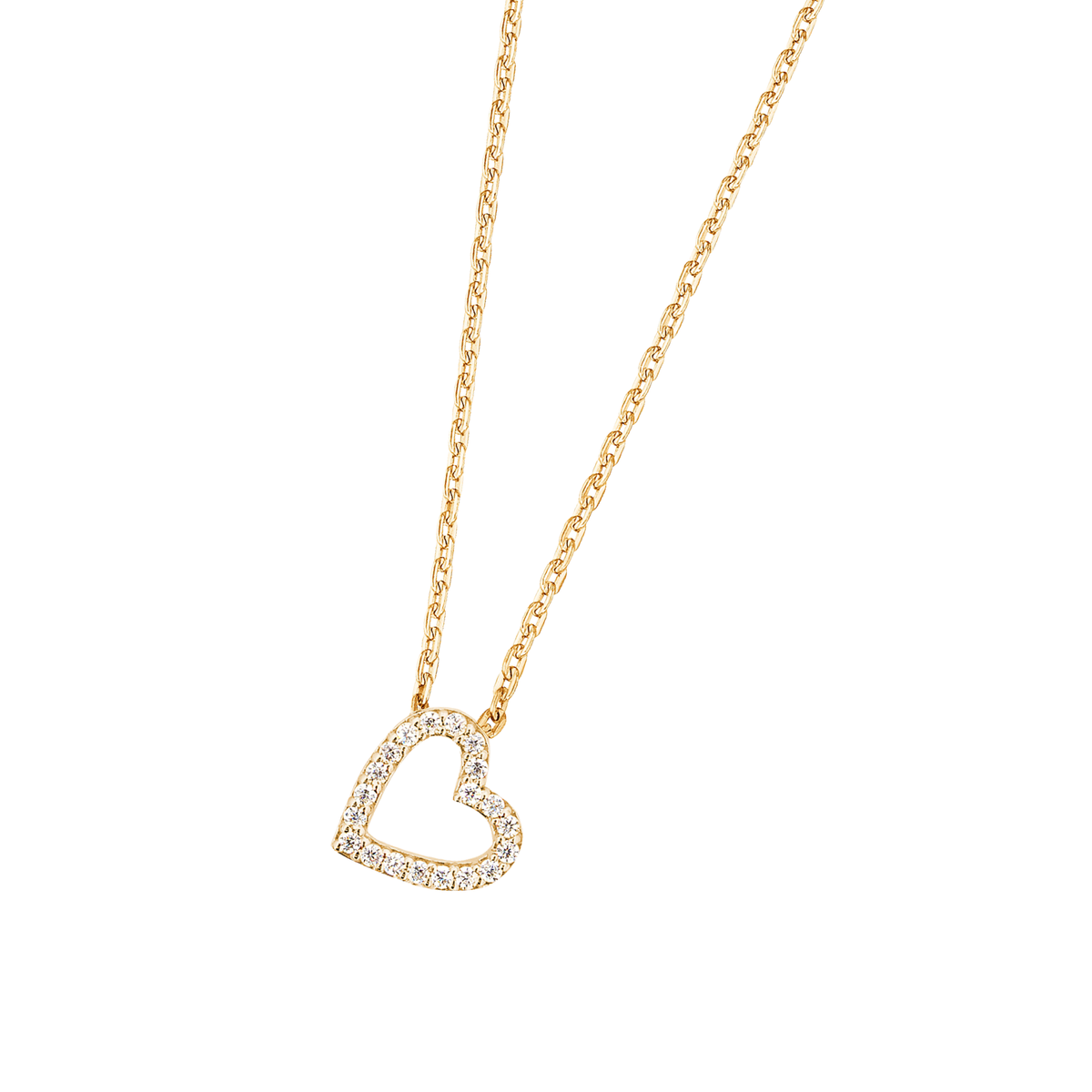 DOOSTI Damen Collier 333/- Gelbgold - Herz