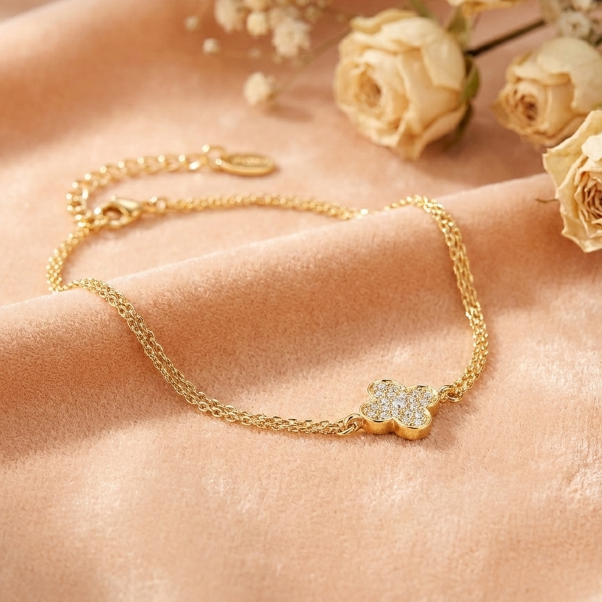 DOOSTI Damen Armband 333/- Gelbgold - Glück