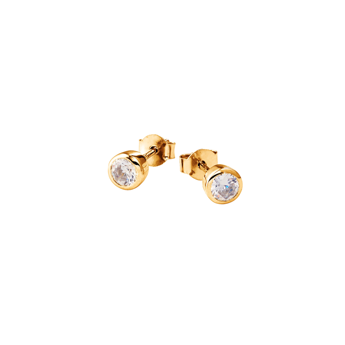 DOOSTI Damen Ohrstecker 333/- Gelbgold - Glanzpunkt