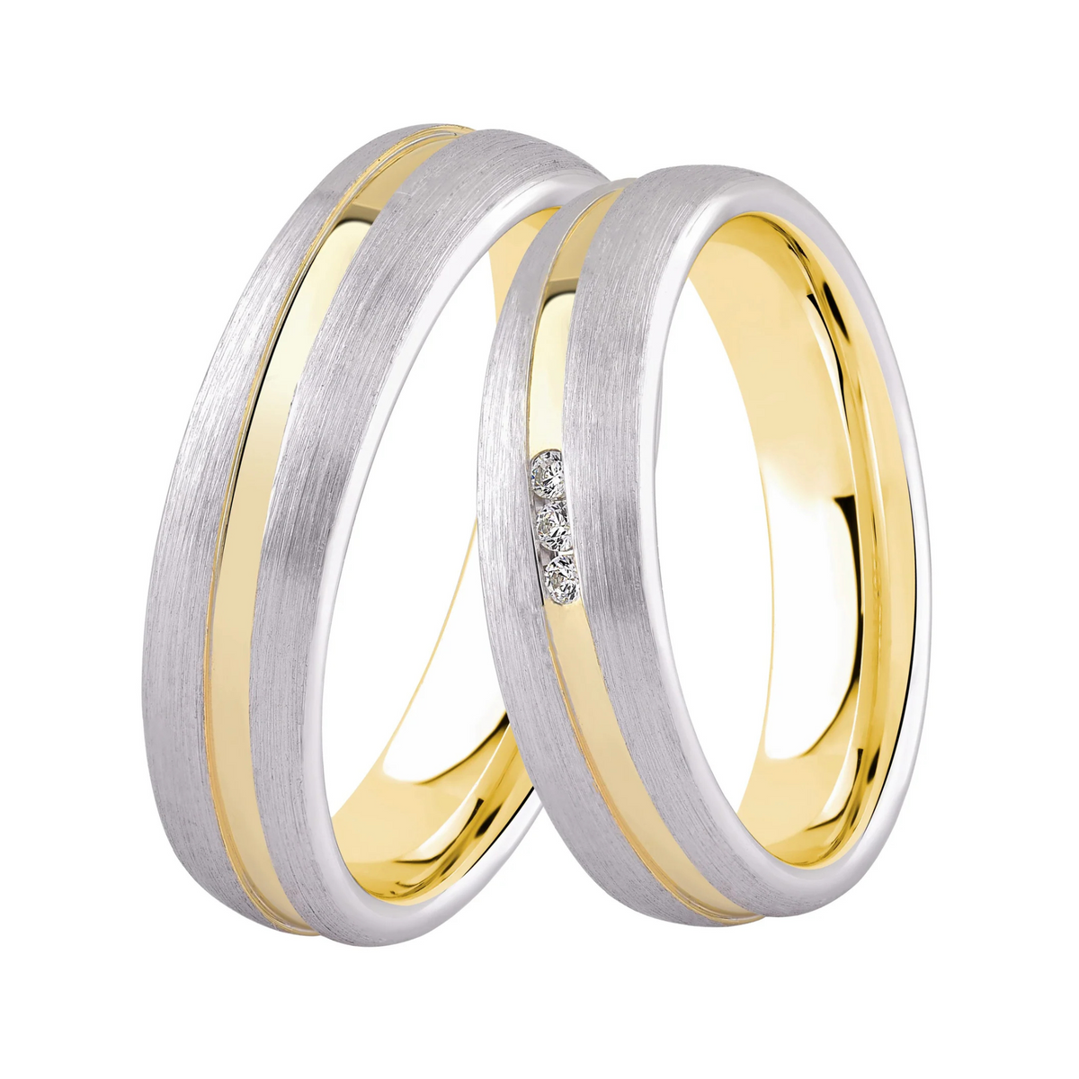 DOOSTI Partnerring / Trauring - HALO YELLOW
