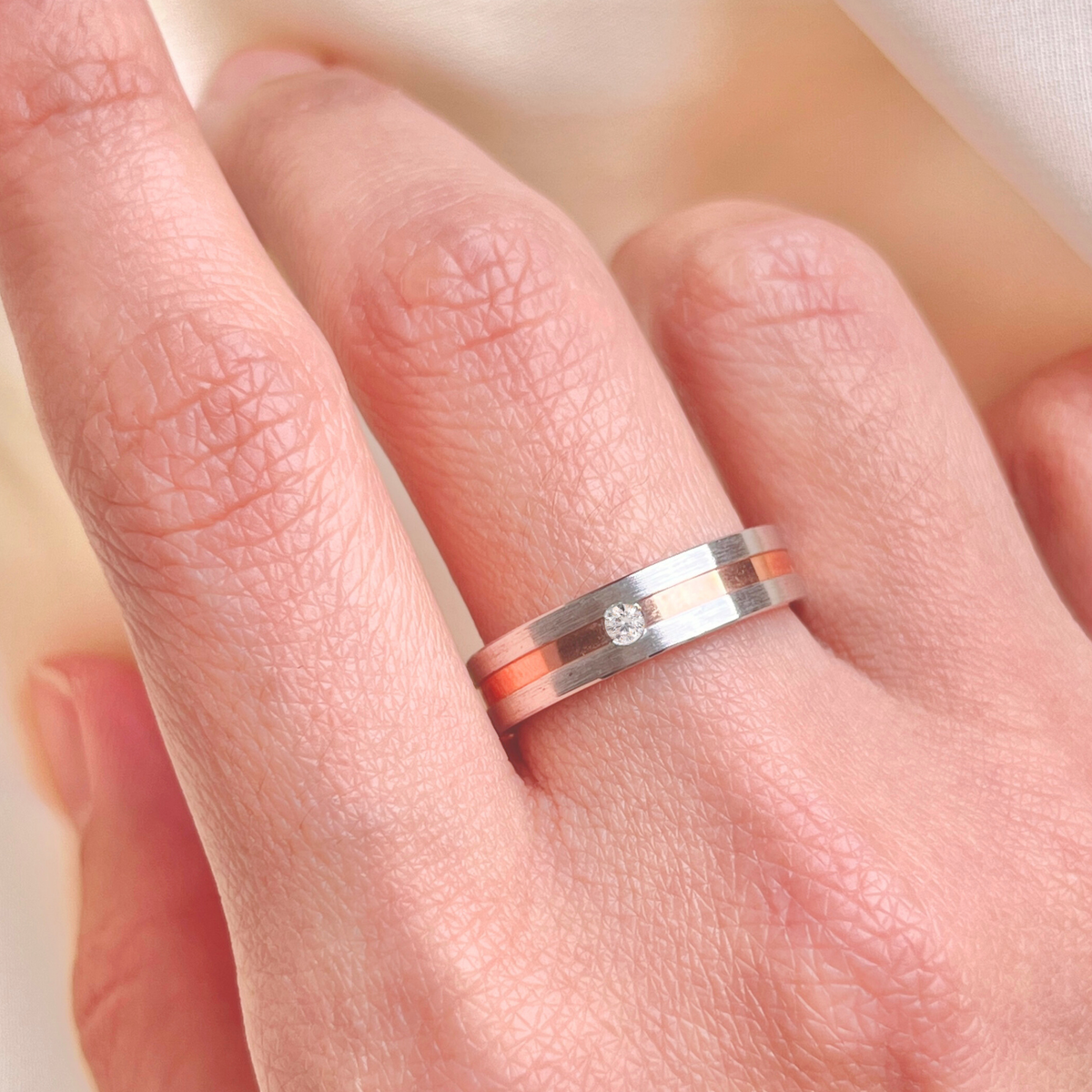 DOOSTI Partnerring / Trauring - TOGETHER BICOLOR