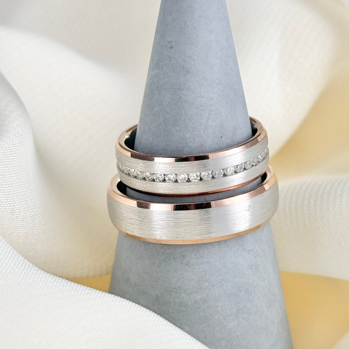 DOOSTI Partnerring / Trauring - LINE BICOLOR