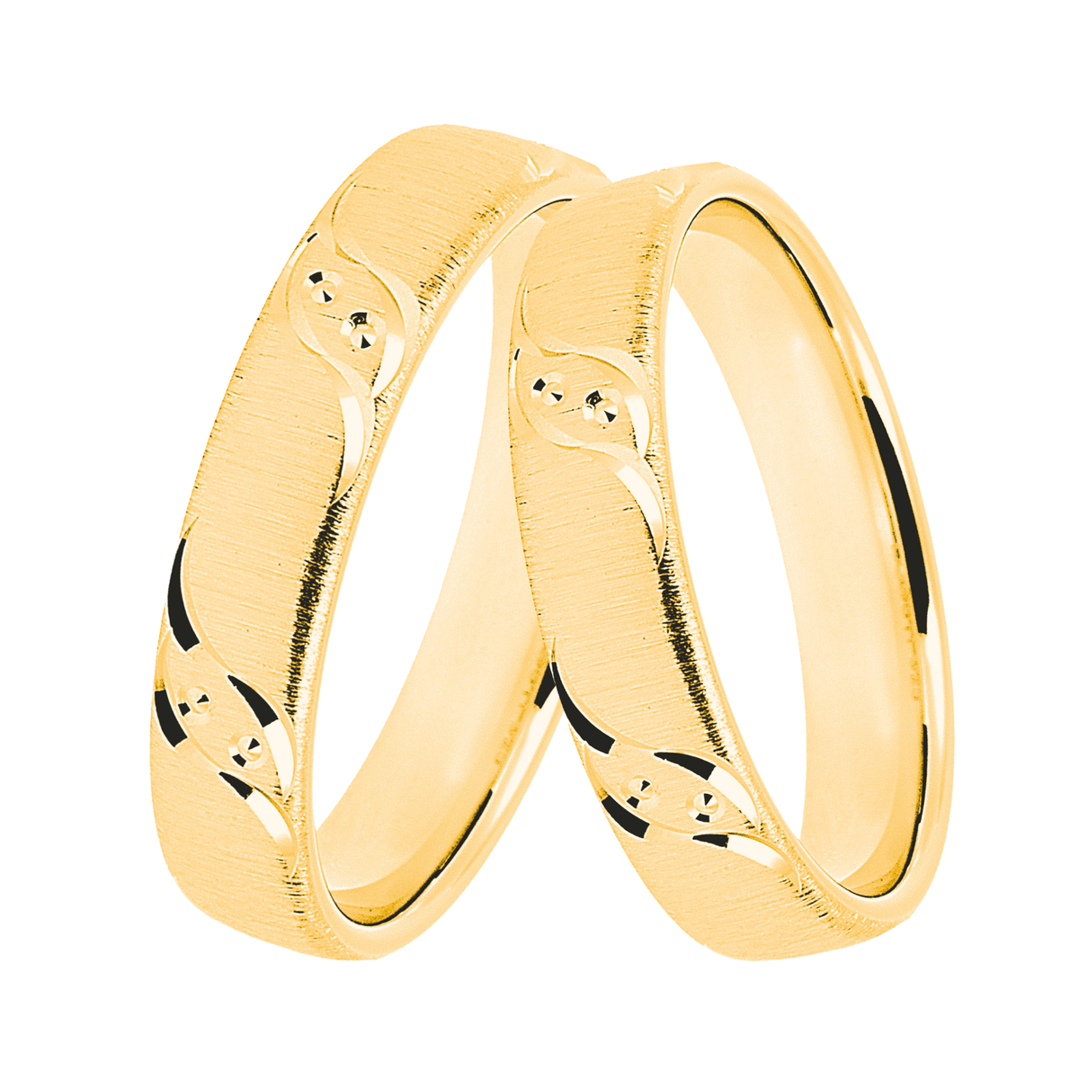 DOOSTI Partnerring / Trauring - ROMANCE YELLOW