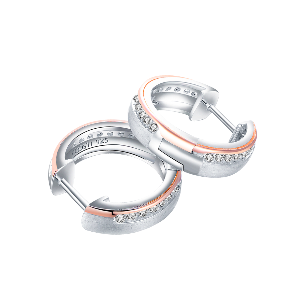 DOOSTI Damen Creolen 925/ Silber - Trust