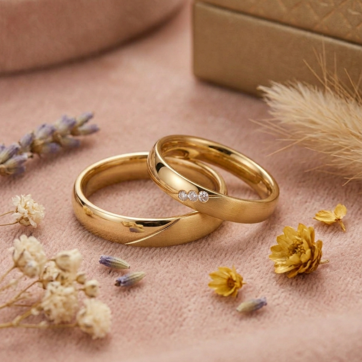 DOOSTI Partnerring / Trauring - SWEET YELLOW