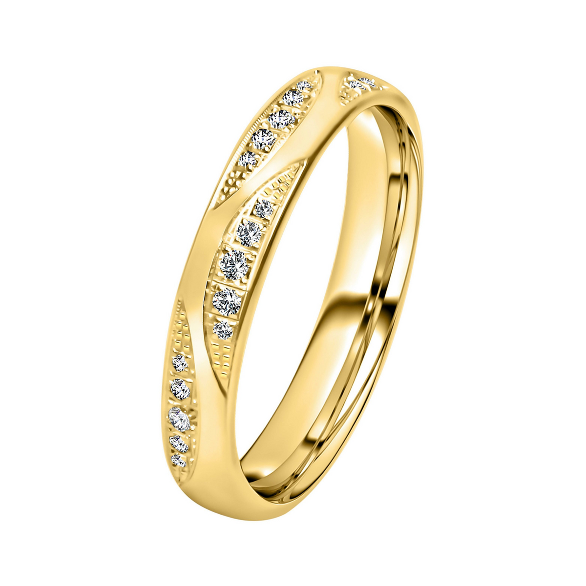 DOOSTI Partnerring / Trauring - CHARM YELLOW