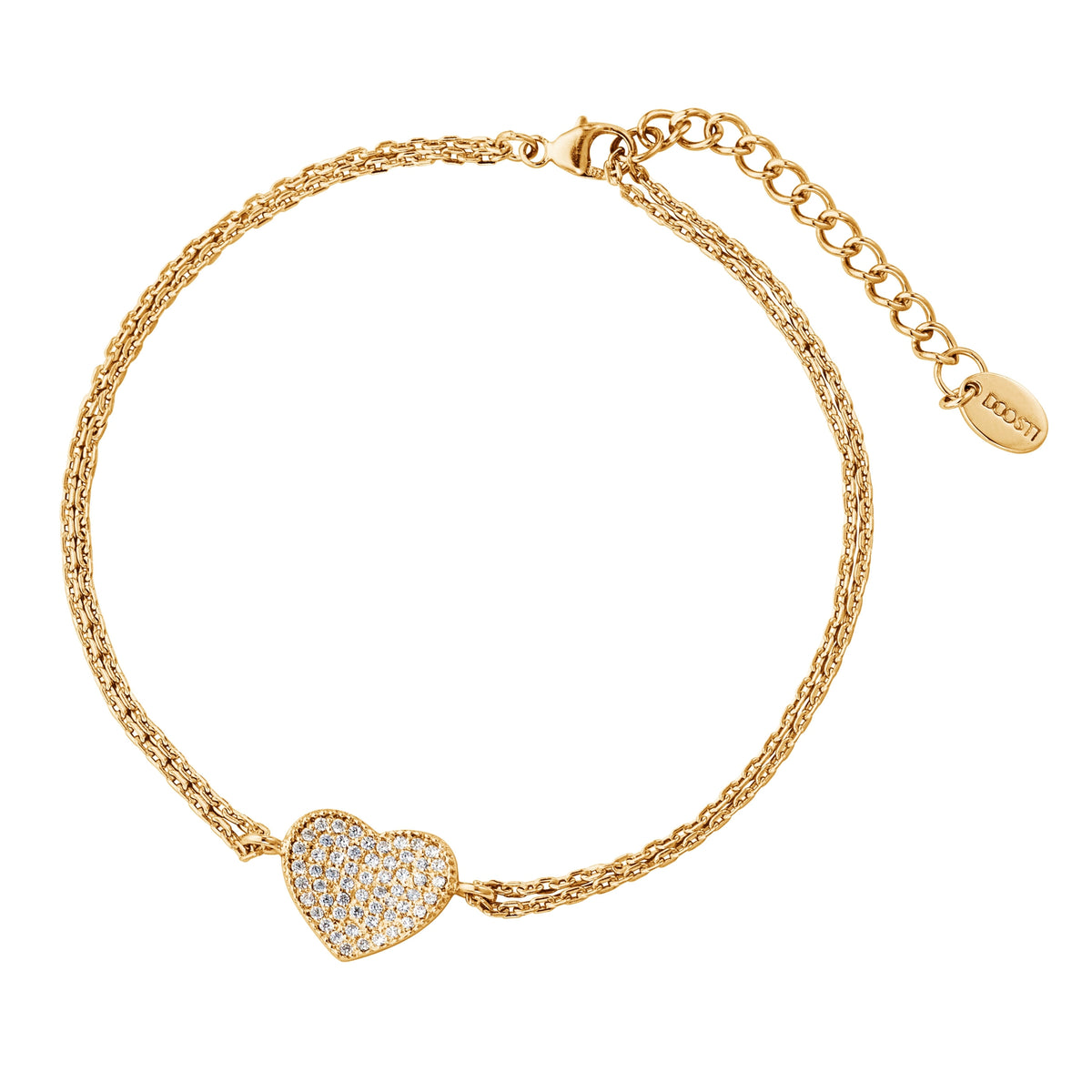DOOSTI Damen Armband 925/Silber - Herz