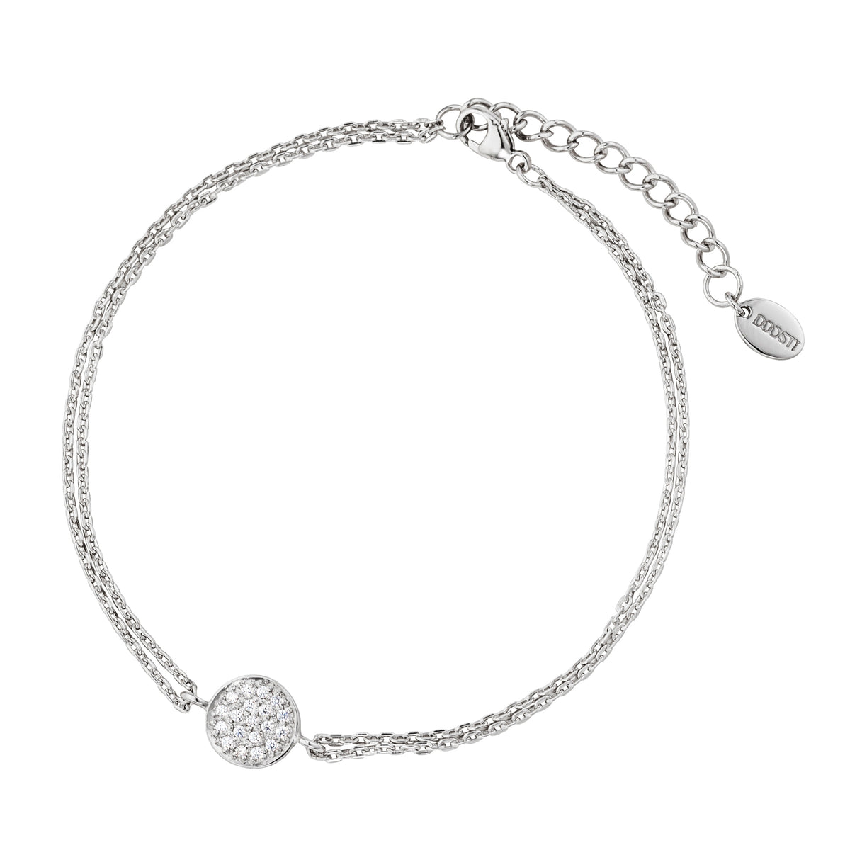 DOOSTI Damen Armband 925 Silber - Runde
