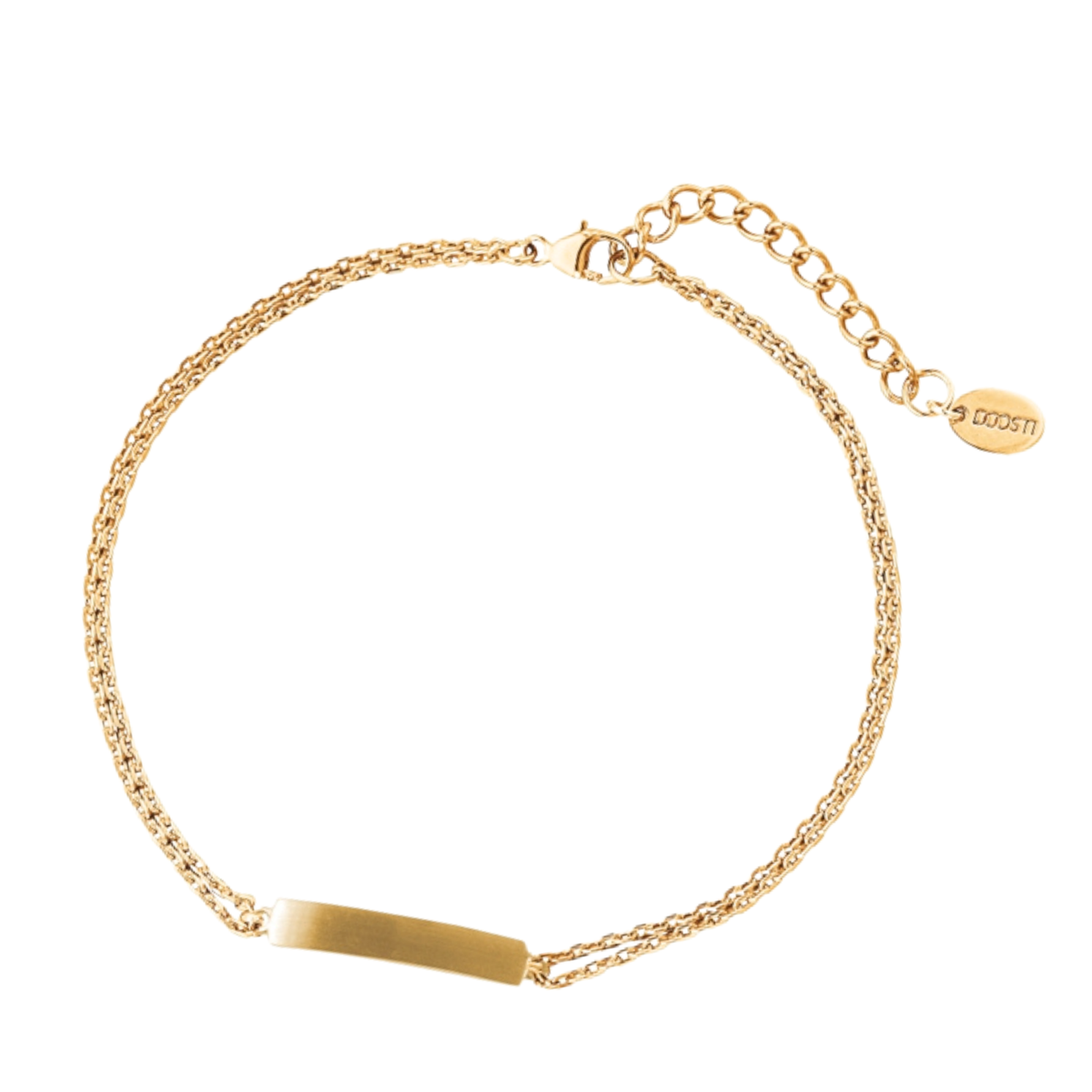DOOSTI Damen Armband 925/Silber - Ident Zwei (inkl. Gratis Gravur)