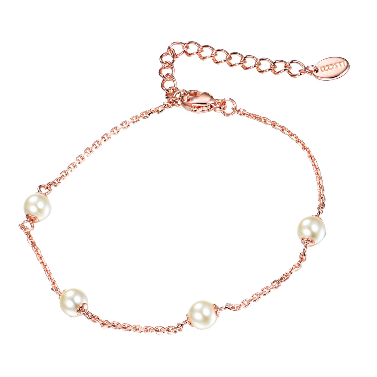 DOOSTI Damen Armband 925/Silber - Perle