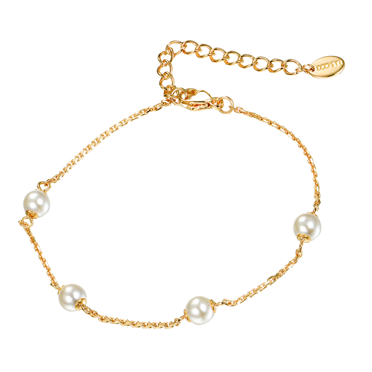 DOOSTI Damen Armband 925/Silber - Perle