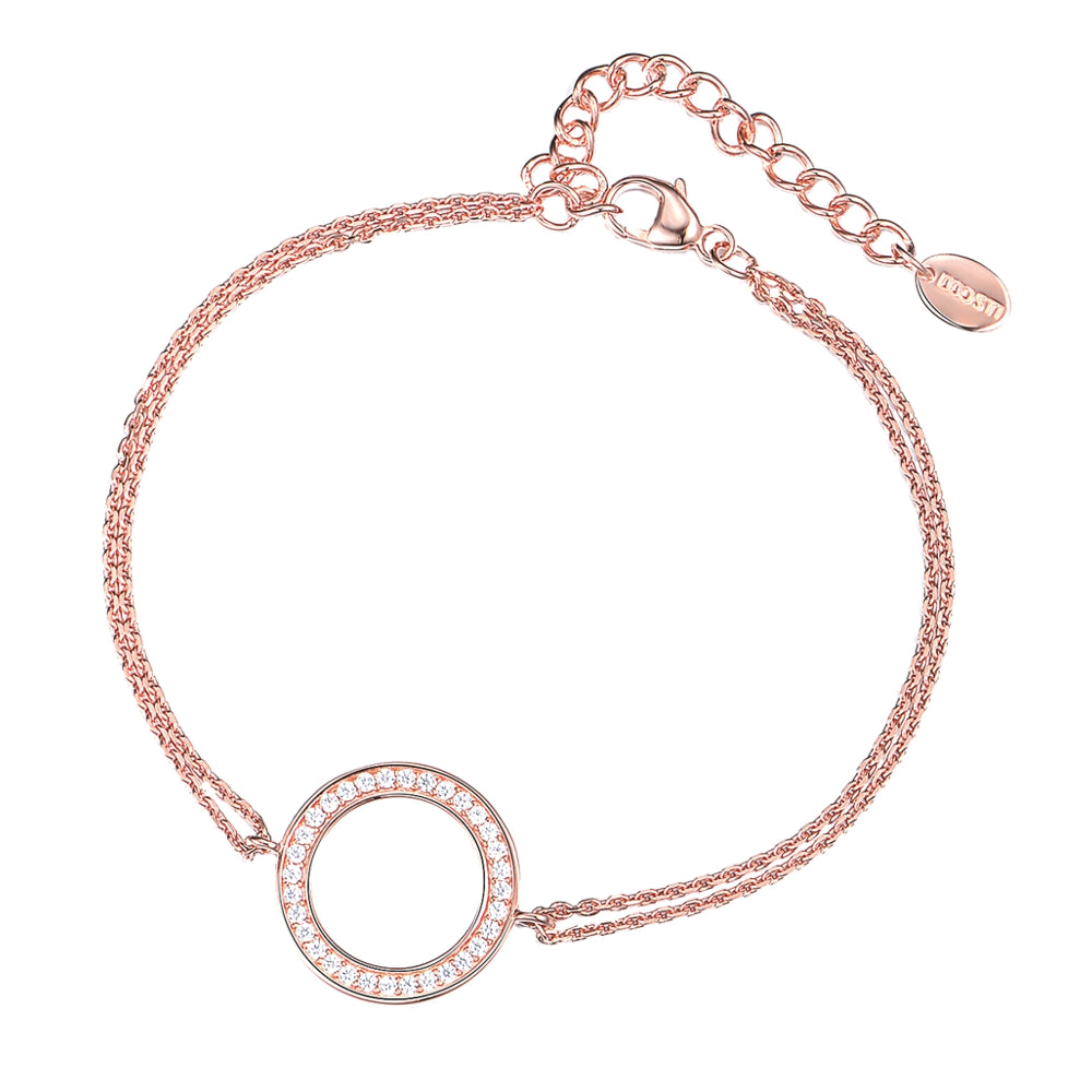 DOOSTI Damen Armband 925/Silber - Kreislinie