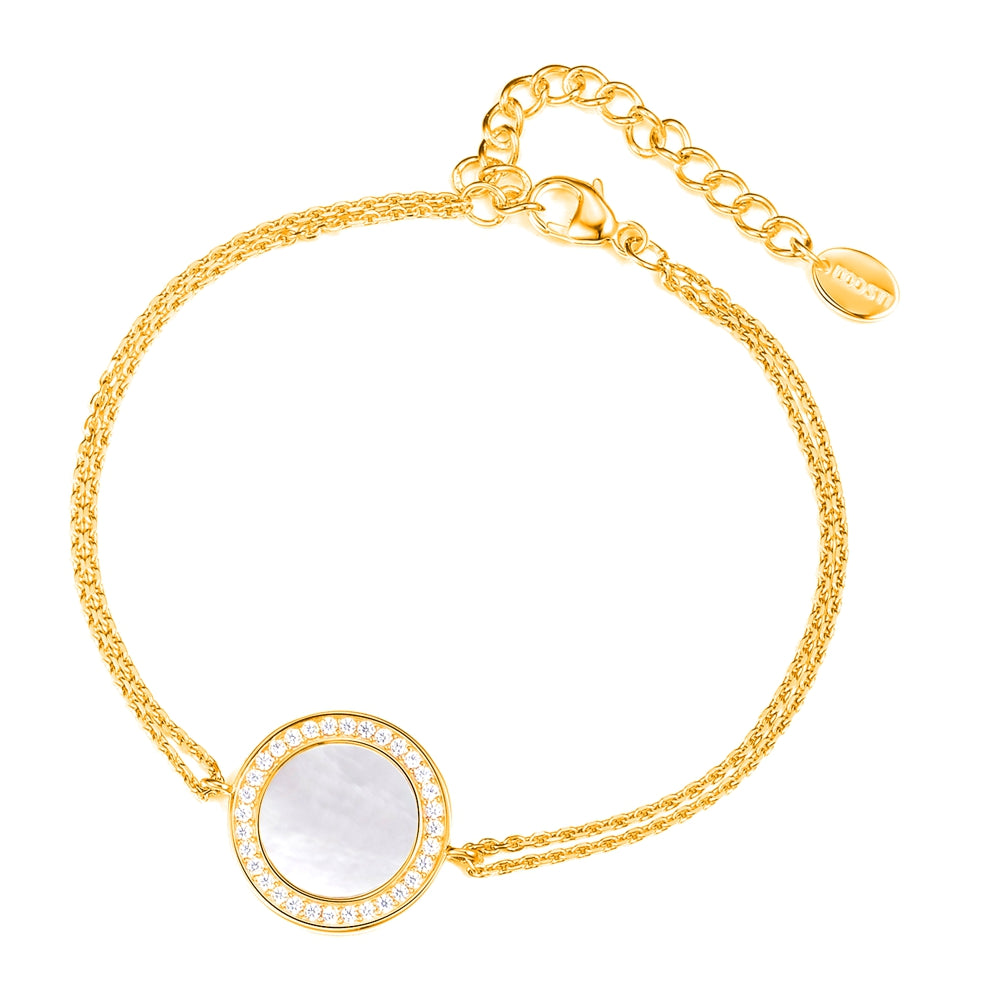 DOOSTI Damen Armband 925/Silber - Perlmutt