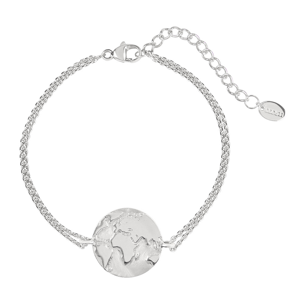 DOOSTI Damen Armband 925/Silber - WELT, ERDE
