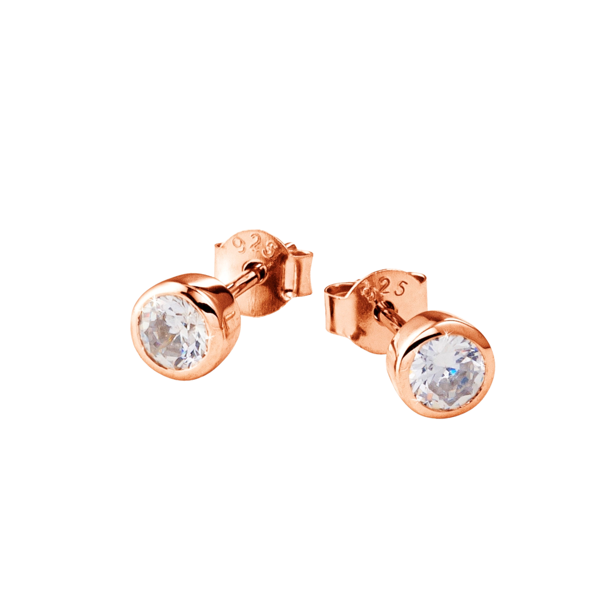 DOOSTI Damen Ohrstecker 925/Silber - Kernlicht