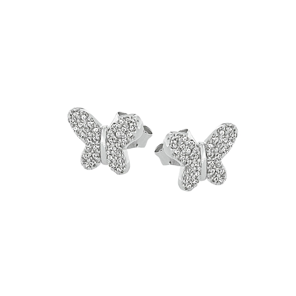DOOSTI Damen Ohrstecker 925/Silber - Schmetterling