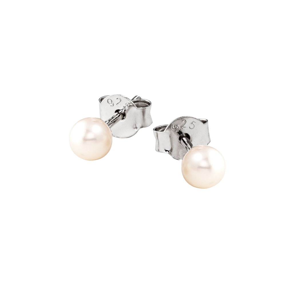 DOOSTI Damen Ohrstecker 925/Silber - Süßwasser Zuchtperle
