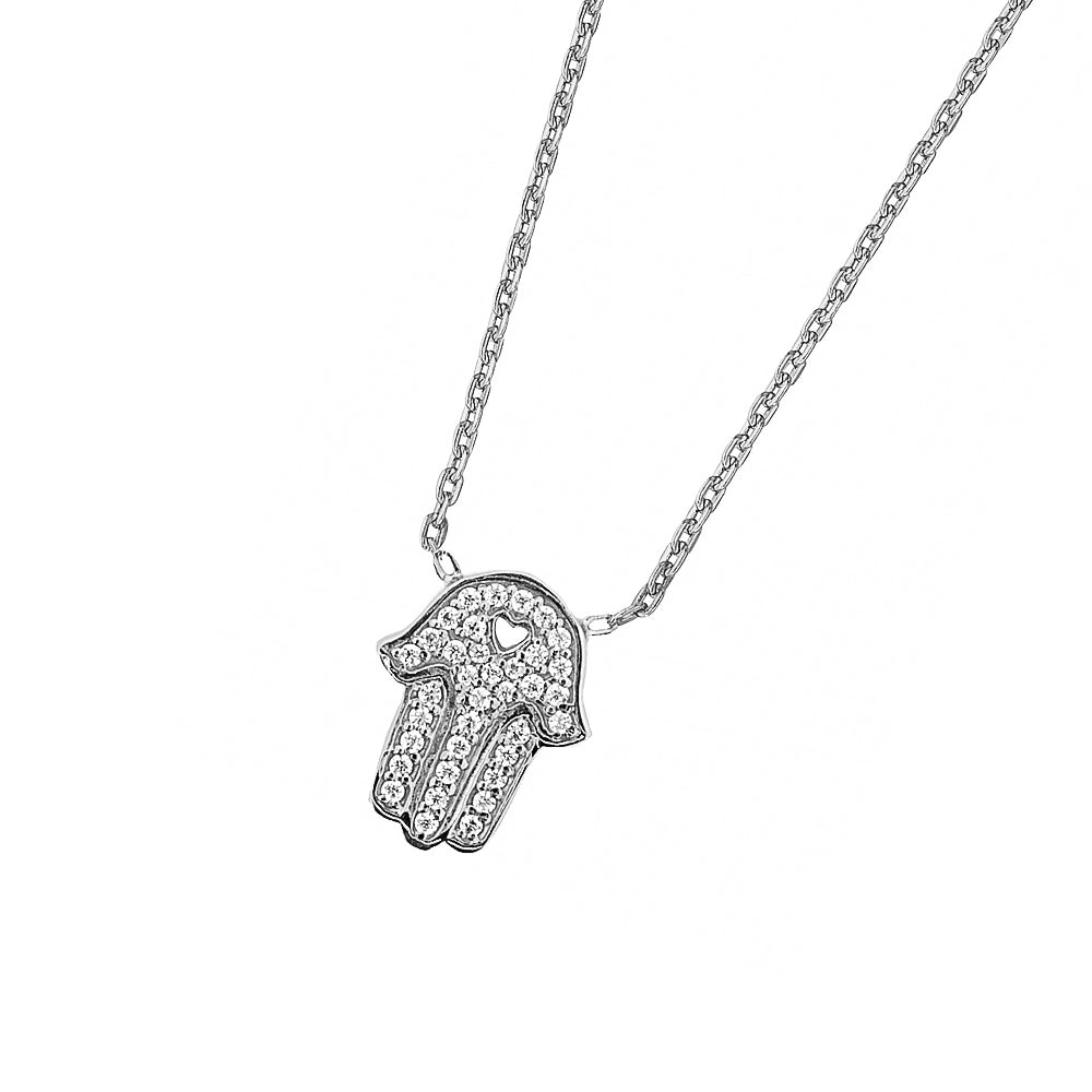 DOOSTI Damen Collier 925/Silber - Liebeshand