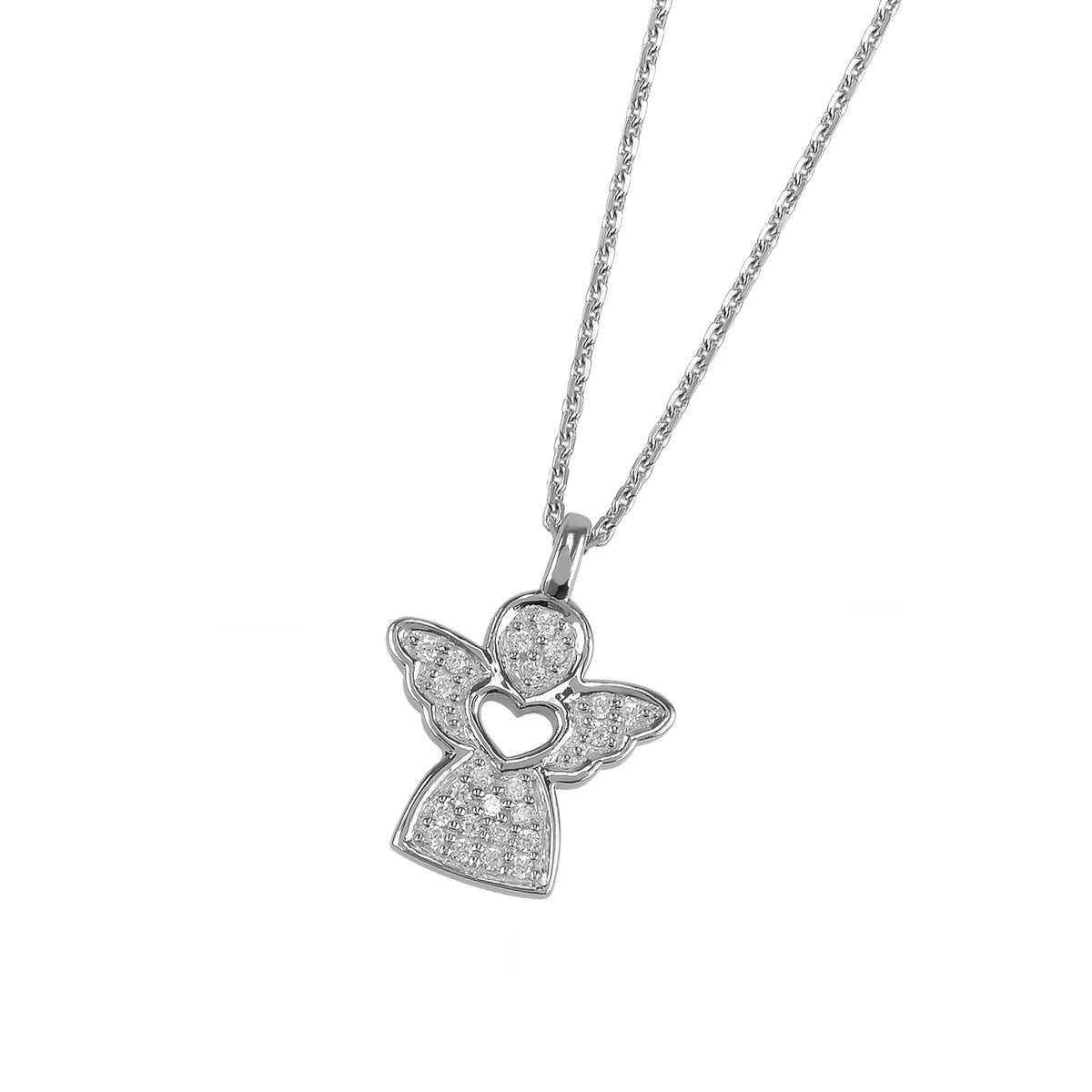 DOOSTI Damen Collier 925/Silber - Engelherz